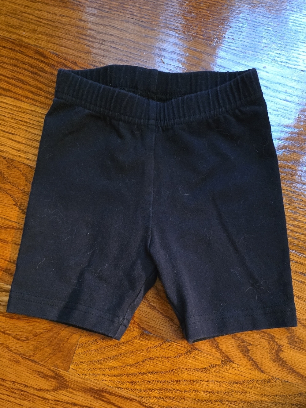 Hanna Andersson Black Stretch Knit Kids Shorts